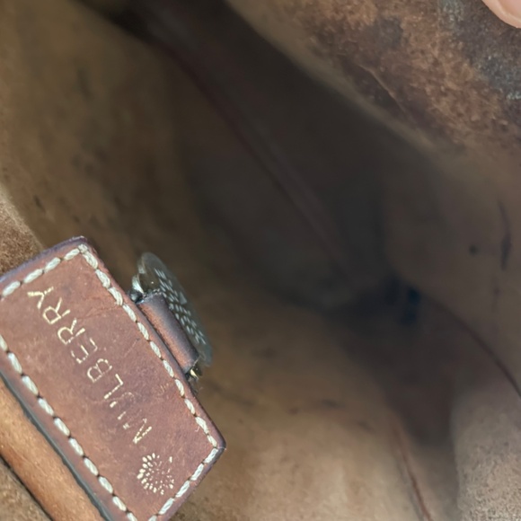 Mulberry Antony Leather Shoulder Bag in Oak Brown - Picture 7 of 8